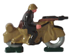 Оловянный солдатик. Красная Армия. ИЗО-05-09. Мотоцикл с ручным пулемётом.